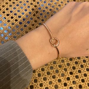 rose gold knot bracelet